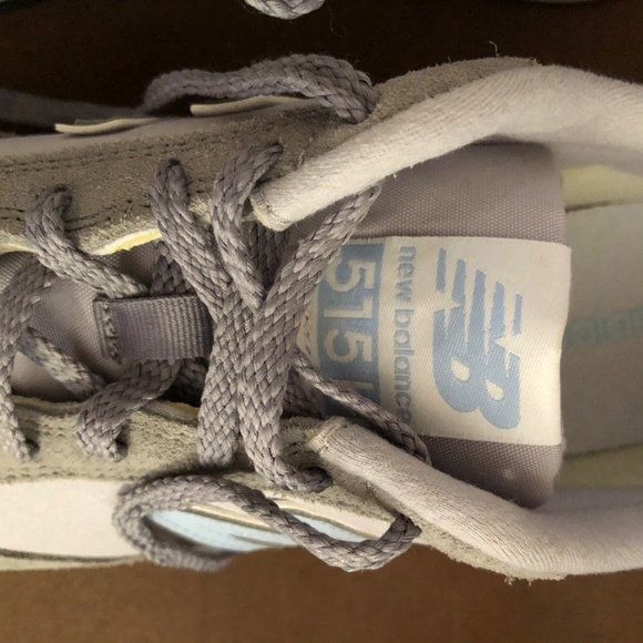 New Balance 515H platform sneakers, size 10, light blue/gray, like new! - Picture 6 of 8